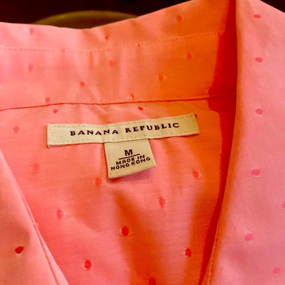 Banana Republic Pink Shirt New/Without Tags